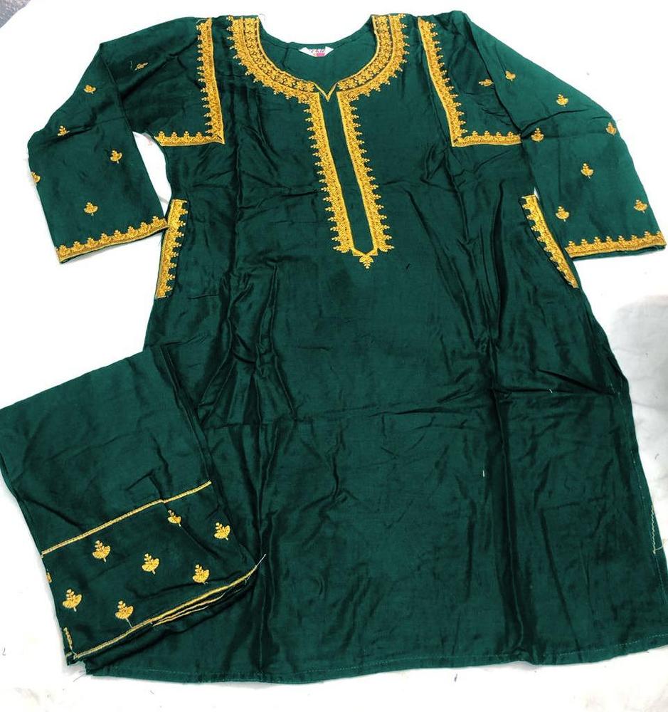 Premium Linen Embroidered 2-Piece Suit