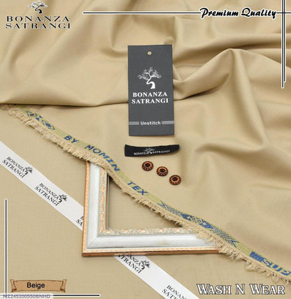 Men’s Golden Wash and Wear Suit – All-Season Unstitched Fabric .