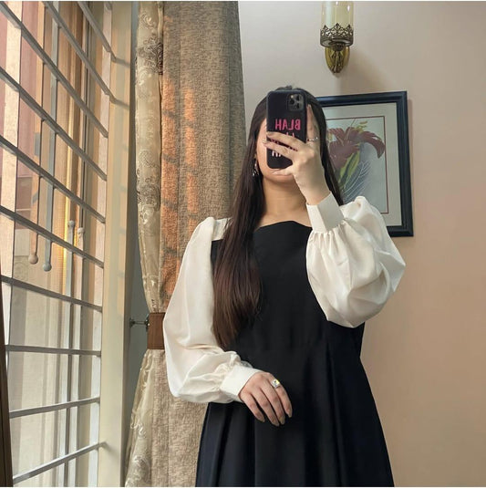 Black Georgette Frock