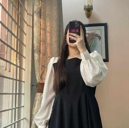 Black Georgette Frock